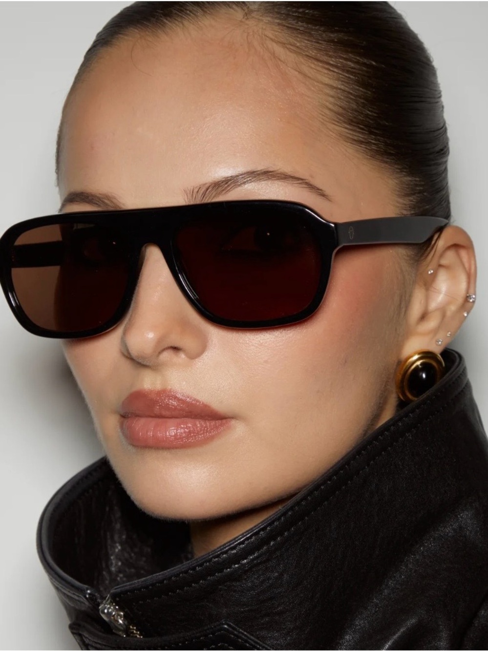 NIB/NWT Heaven Mayhem Vesper Sunglasses in Black/Brown